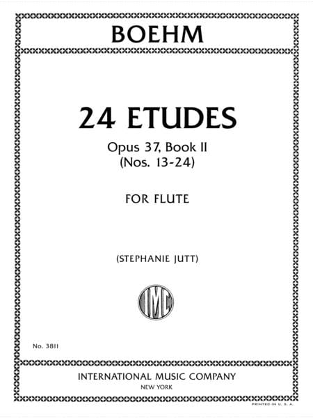 24 Etudes, Opus 37, Book II (Etudes 13-24) for Solo Flute 練習曲作品 練習曲 長笛 長笛獨奏 國際版 | 小雅音樂 Hsiaoya Music