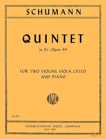 Quintet in E-flat Major, Opus 44 舒曼．羅伯特 五重奏 大調作品 | 小雅音樂 Hsiaoya Music