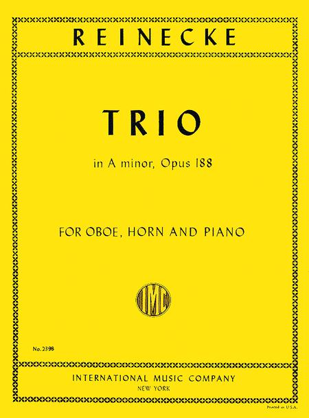 Trio in A minor, Op. 188 for Oboe, Horn & Piano 萊內克 三重奏 小調 雙簧管鋼琴 | 小雅音樂 Hsiaoya Music