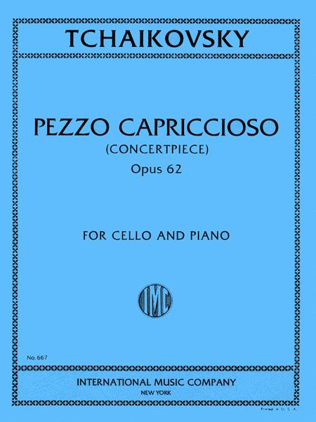 Pezzo Capriccioso, Opus 62. Concertpiece 柴科夫斯基彼得 隨想曲作品音樂會小品 大提琴 (含鋼琴伴奏) 國際版 | 小雅音樂 Hsiaoya Music