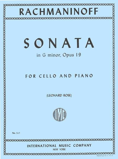 Sonata in G minor, Op. 19 奏鳴曲 小調 大提琴 (含鋼琴伴奏) 國際版 | 小雅音樂 Hsiaoya Music