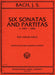 Six Sonatas and Partitas, BWV1001-1006 巴赫約翰瑟巴斯提安 奏鳴曲組曲 小提琴獨奏 國際版 | 小雅音樂 Hsiaoya Music