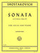 Sonata in D minor, Opus 40 蕭斯塔科維契德米特里 奏鳴曲 小調作品 大提琴 (含鋼琴伴奏) 國際版 | 小雅音樂 Hsiaoya Music
