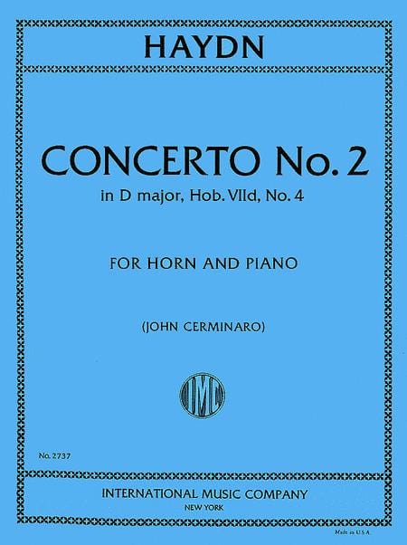 Concerto No. 2 in D major (Hob. VIId: No. 4) 海頓 協奏曲 大調 法國號 (含鋼琴伴奏) 國際版 | 小雅音樂 Hsiaoya Music