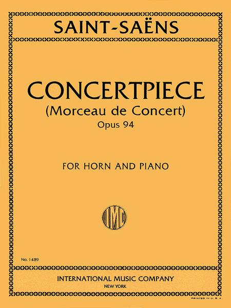 Concertpiece, Opus 94 聖桑斯 音樂會作品 法國號 (含鋼琴伴奏) 國際版 | 小雅音樂 Hsiaoya Music