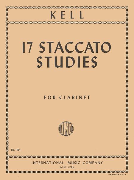 17 Staccato Studies for Clarinet 練習曲 豎笛獨奏 國際版 | 小雅音樂 Hsiaoya Music