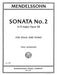 Sonata No. 2 in D Major, Op. 58 孟德爾頌菲利克斯 奏鳴曲 大調 中提琴 (含鋼琴伴奏) 國際版 | 小雅音樂 Hsiaoya Music