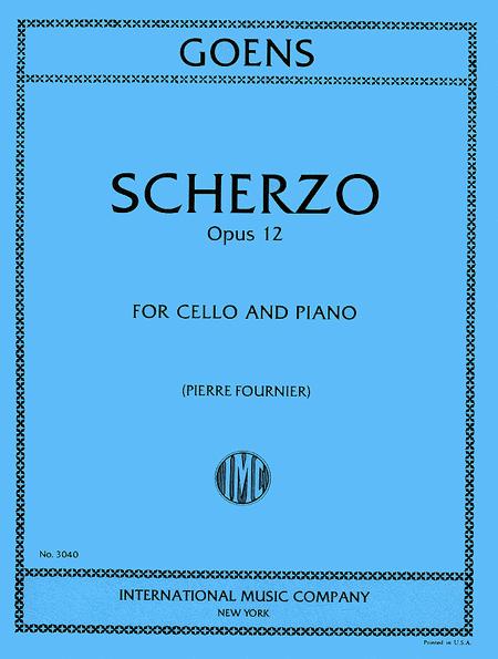 Scherzo, Op. 12 詼諧曲 大提琴 (含鋼琴伴奏) 國際版 | 小雅音樂 Hsiaoya Music