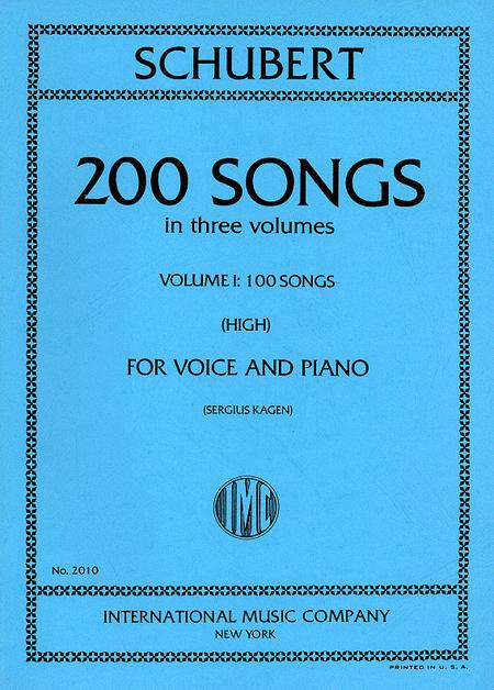 200 Songs in three volumes 舒伯特 歌 | 小雅音樂 Hsiaoya Music