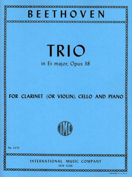 Trio in E-flat Major, Opus 38 for Clarinet (or Violin), Cello & Piano (arranged by composer from Septet, Opus 20) 貝多芬 三重奏 大調作品 小提琴鋼琴 作曲家七重奏作品 | 小雅音樂 Hsiaoya Music