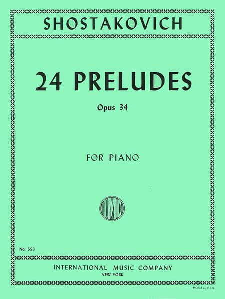 24 Preludes, Op. 34 前奏曲 鋼琴獨奏 國際版 | 小雅音樂 Hsiaoya Music