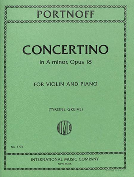 Concertino in A minor, Opus 18 小協奏曲 小調作品 小提琴 (含鋼琴伴奏) 國際版 | 小雅音樂 Hsiaoya Music