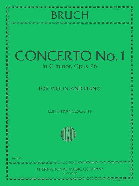 Concerto No. 1 in G minor, Opus 26 協奏曲 小調作品 小提琴 (含鋼琴伴奏) 國際版 | 小雅音樂 Hsiaoya Music
