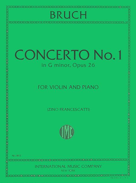 Concerto No. 1 in G minor, Opus 26 協奏曲 小調作品 小提琴 (含鋼琴伴奏) 國際版 | 小雅音樂 Hsiaoya Music