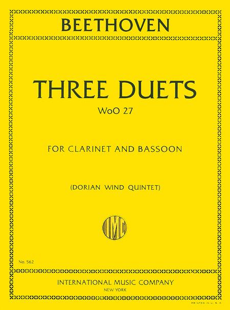 Three Duets for Clarinet & Bassoon (WoO.27) 貝多芬 二重奏 | 小雅音樂 Hsiaoya Music
