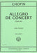 Allegro de concert, Opus 46 蕭邦 音樂會作品 鋼琴獨奏 國際版 | 小雅音樂 Hsiaoya Music