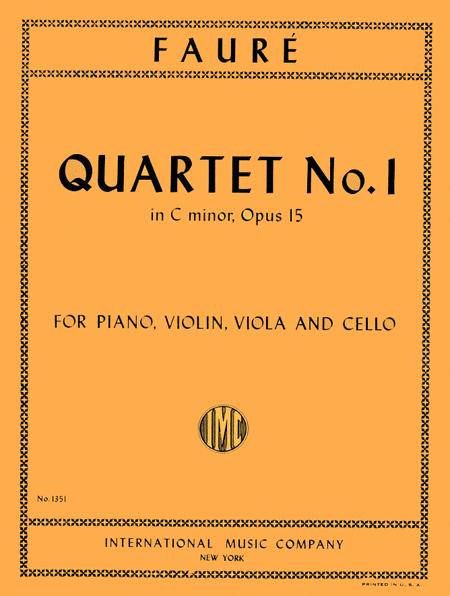 Quartet No. 1 in C minor, Op. 15 佛瑞 四重奏 小調 | 小雅音樂 Hsiaoya Music