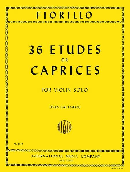 36 Etudes or Caprices 費奧利洛費德利果 練習曲隨想曲 小提琴獨奏 國際版 | 小雅音樂 Hsiaoya Music