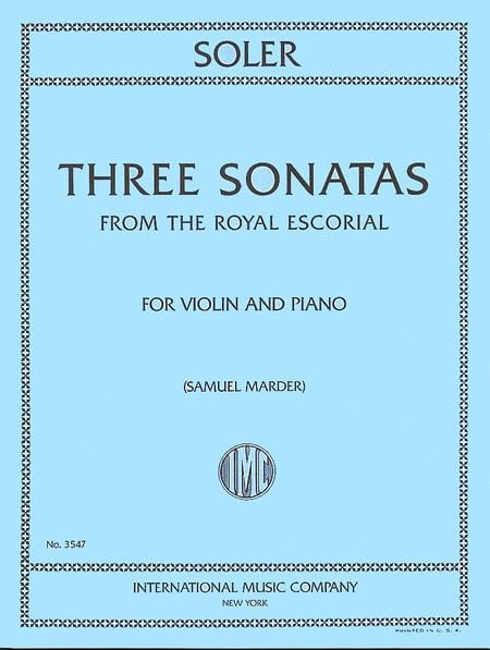 Three Sonatas 奏鳴曲 小提琴 (含鋼琴伴奏) 國際版 | 小雅音樂 Hsiaoya Music