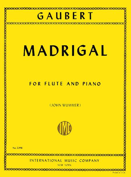 Madrigal 牧歌 長笛 (含鋼琴伴奏) 國際版 | 小雅音樂 Hsiaoya Music