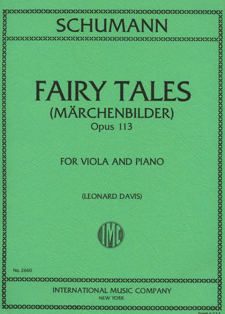 Fairy Tales. Four Pieces, Opus 113 舒曼羅伯特 童話故事小品作品 中提琴 (含鋼琴伴奏) 國際版 | 小雅音樂 Hsiaoya Music