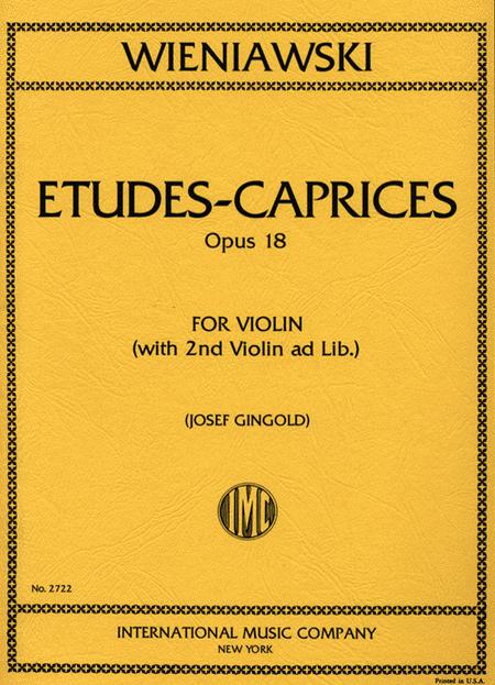 Six Etudes-Caprices, Op. 18 (with 2nd violin) 練習曲隨想曲 小提琴 小提琴獨奏 國際版 | 小雅音樂 Hsiaoya Music