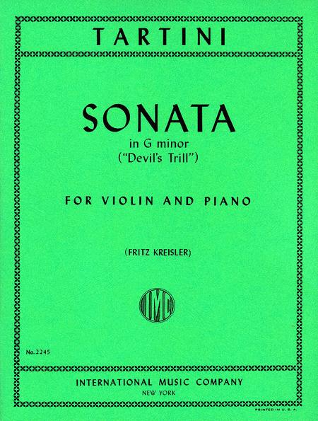 Sonata in G minor 'Devil's Trill' 塔悌尼 魔鬼的顫音 小調 小提琴 (含鋼琴伴奏) 國際版 | 小雅音樂 Hsiaoya Music