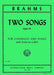 Two Songs, Opus 91 for Contralto (with Viola or Cello obligato) (G. & E.) 布拉姆斯 歌作品 中音中提琴大提琴 | 小雅音樂 Hsiaoya Music