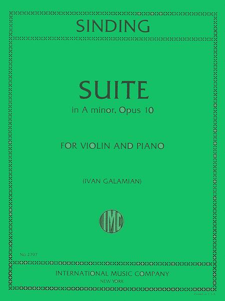 Suite in A minor, Op. 10 辛定 組曲 小調 小提琴 (含鋼琴伴奏) 國際版 | 小雅音樂 Hsiaoya Music