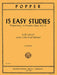 15 Easy Studies (1st pos.) (Preparatory to Opus 73 & 76) (with 2nd cello ad lib.) 波珀爾 大提琴練習曲 大提琴獨奏 國際版 | 小雅音樂 Hsiaoya Music