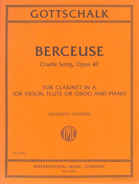 Berceuse (Cradle Song), Opus 47 搖籃曲搖籃曲作品 豎笛 (含鋼琴伴奏) 國際版 | 小雅音樂 Hsiaoya Music