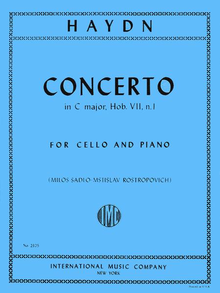 Concerto in C major, Hob. VIIb: No. 1 海頓 協奏曲 大調 大提琴 (含鋼琴伴奏) 國際版 | 小雅音樂 Hsiaoya Music