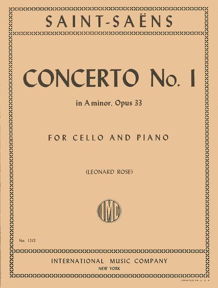 Concerto No. 1 in A minor, Opus 33 聖桑斯 a小調大提琴協奏曲 國際版 | 小雅音樂 Hsiaoya Music