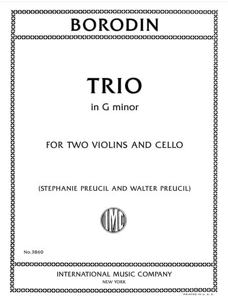 Trio in G minor, for Two Violins and Cello 玻羅定 三重奏 小調 小提琴大提琴 | 小雅音樂 Hsiaoya Music