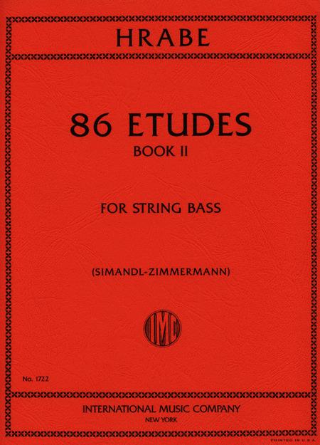 86 Studies: Volume II 練習曲 低音大提琴獨奏 國際版 | 小雅音樂 Hsiaoya Music