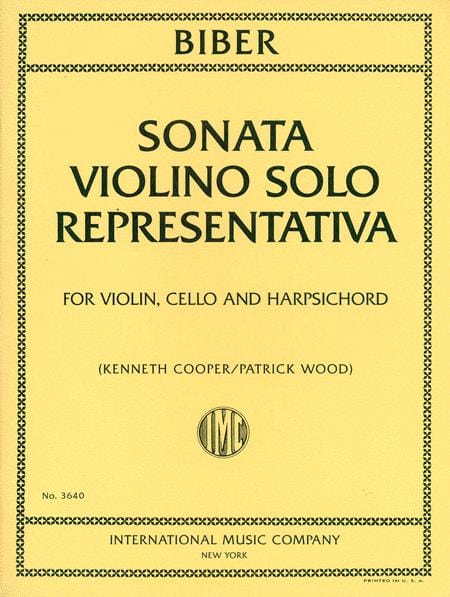 Sonata Violino Solo Representativa 奏鳴曲 | 小雅音樂 Hsiaoya Music