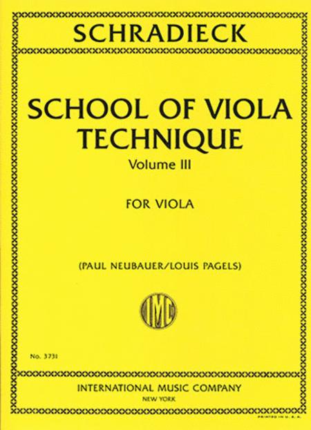 School of Viola Technique, Volume III 施拉迪克 中提琴 中提琴獨奏 國際版 | 小雅音樂 Hsiaoya Music