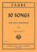 30 Songs - Low: (F. & E.) 佛瑞 歌 | 小雅音樂 Hsiaoya Music
