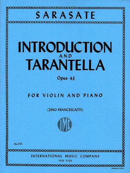 Introduction & Tarantella, Op. 43 薩拉沙特 導奏塔蘭泰拉 小提琴 (含鋼琴伴奏) 國際版 | 小雅音樂 Hsiaoya Music