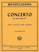 Concerto in E minor, Op. 64 孟德爾頌菲利克斯 協奏曲 小調 小提琴 (含鋼琴伴奏) 國際版 | 小雅音樂 Hsiaoya Music