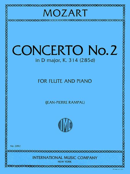 Concerto No. 2 in D Major, K. 314 莫札特 協奏曲 大調 長笛 (含鋼琴伴奏) 國際版 | 小雅音樂 Hsiaoya Music