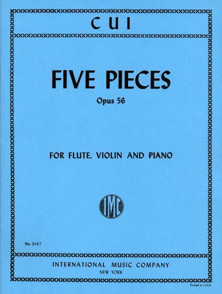 Five Pieces, Opus 56 for Flute, Violin & Piano 小品作品 長笛小提琴鋼琴 | 小雅音樂 Hsiaoya Music