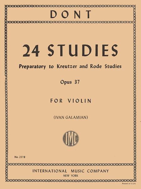 24 Studies, Opus 37 董特 練習曲 小提琴獨奏 國際版 | 小雅音樂 Hsiaoya Music