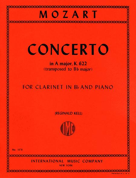 Concerto in A Major, K. 622 (Authentic edition): Edition for Clarinet in B-flat 莫札特 協奏曲 大調 豎笛 (含鋼琴伴奏) 國際版 | 小雅音樂 Hsiaoya Music