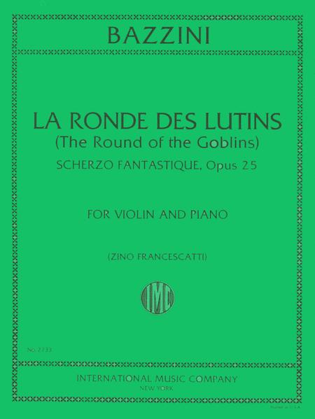 La Ronde des Lutins (Dance of the Goblins), Op. 25 巴齊尼 舞曲 小提琴 (含鋼琴伴奏) 國際版 | 小雅音樂 Hsiaoya Music