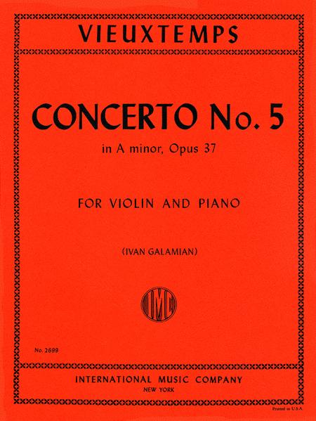 Concerto No. 5 in A minor, Op. 37 維歐當 協奏曲 小調 小提琴 (含鋼琴伴奏) 國際版 | 小雅音樂 Hsiaoya Music