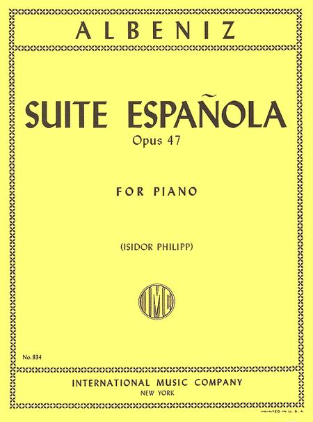 Suite Espanola, Opus 47 (for Piano) 西班牙組曲 作品 鋼琴獨奏 國際版 | 小雅音樂 Hsiaoya Music