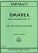 Navarra: Danza Espagnole, Opus 33 薩拉沙特 作品 小提琴 (2把以上含鋼琴伴奏) 國際版 | 小雅音樂 Hsiaoya Music