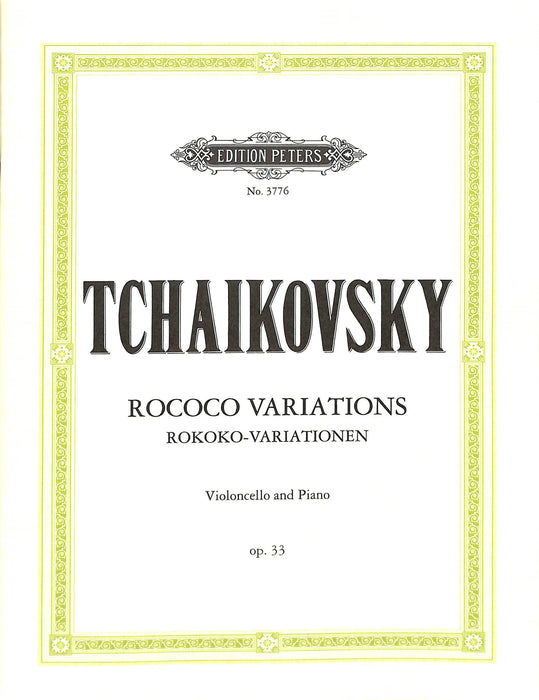 Rococo Variations Op.33 洛可可風格 詠唱調 彼得版 | 小雅音樂 Hsiaoya Music