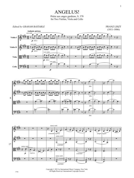 Angelus! Priere aux anges gardiens, S. 378, for String Quartet 李斯特 弦樂四重奏 | 小雅音樂 Hsiaoya Music